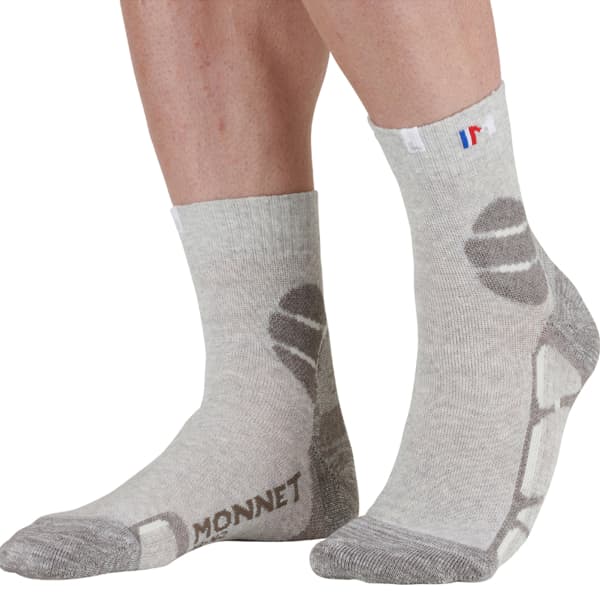 Chaussette randonnée MONNET TREK LIN MID GREY/WHITE