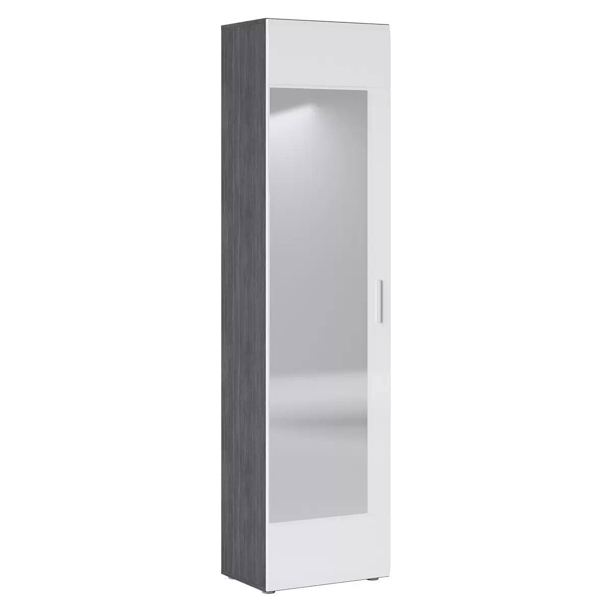 Schrank 1T Salve grau,weiss