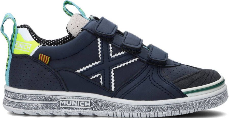 Munich G3 Velcro Lage sneakers Jongens Blauw