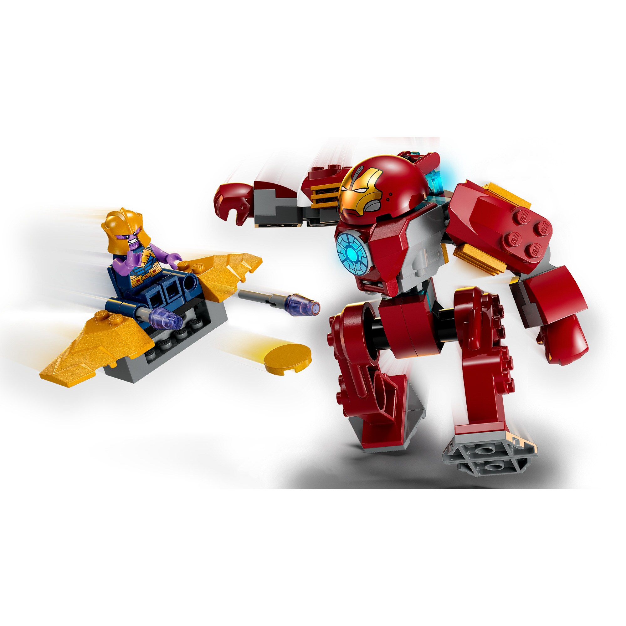 LEGO Konstruktionsspielzeug Marvel Super Heroes Iron Man Hulkbuster vs. Thanos