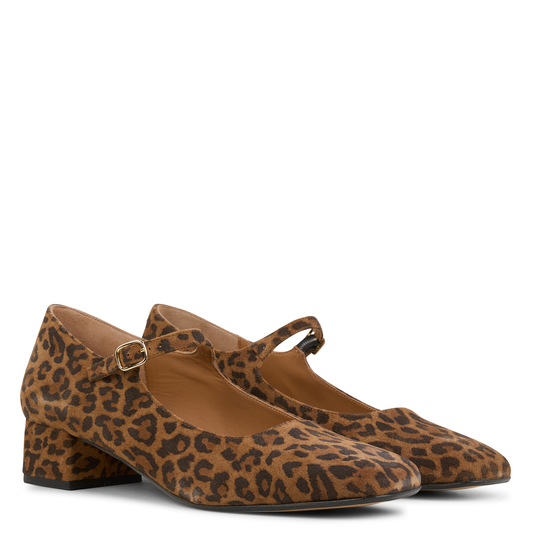 BRENDA - Escarpins en cuir velours | Marron