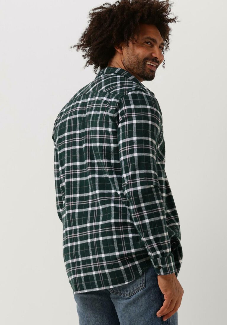 EDWIN groene edwin overshirt labour shirt ls heavy flannel brushed