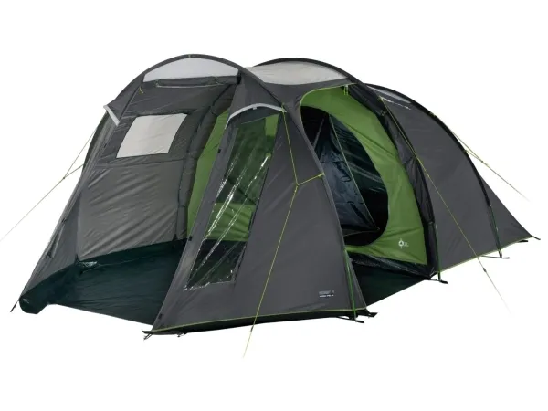 High Peak Ancona 4.0, Camping, Tunneltelt, 4 person(er), Grøn, Grå, Lys grå