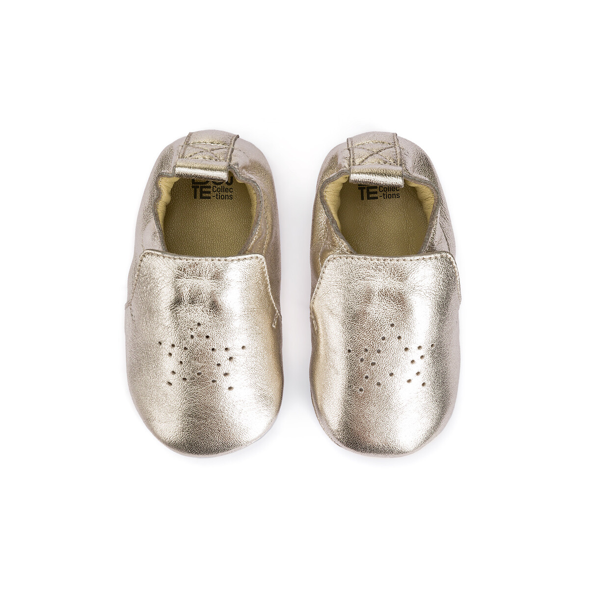 COLEÇÃO LA REDOUTE<br>Chinelo dourado sem fecho, com estampa de estrela