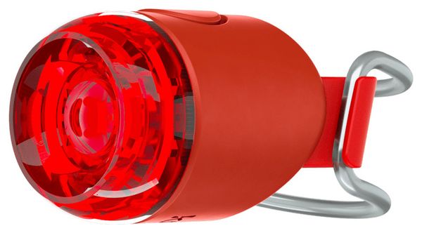 Paire d'Eclairages Knog Blinder Road 400 Noir   Plug Rear Rouge