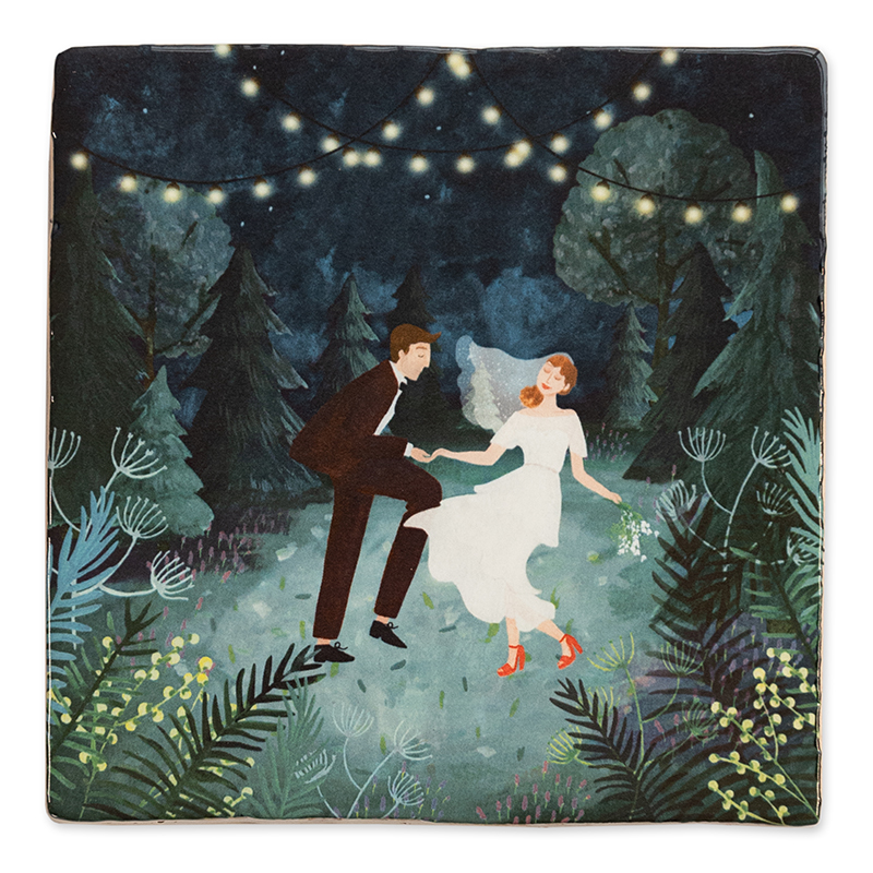 StoryTiles wandtegel Our wedding night Small