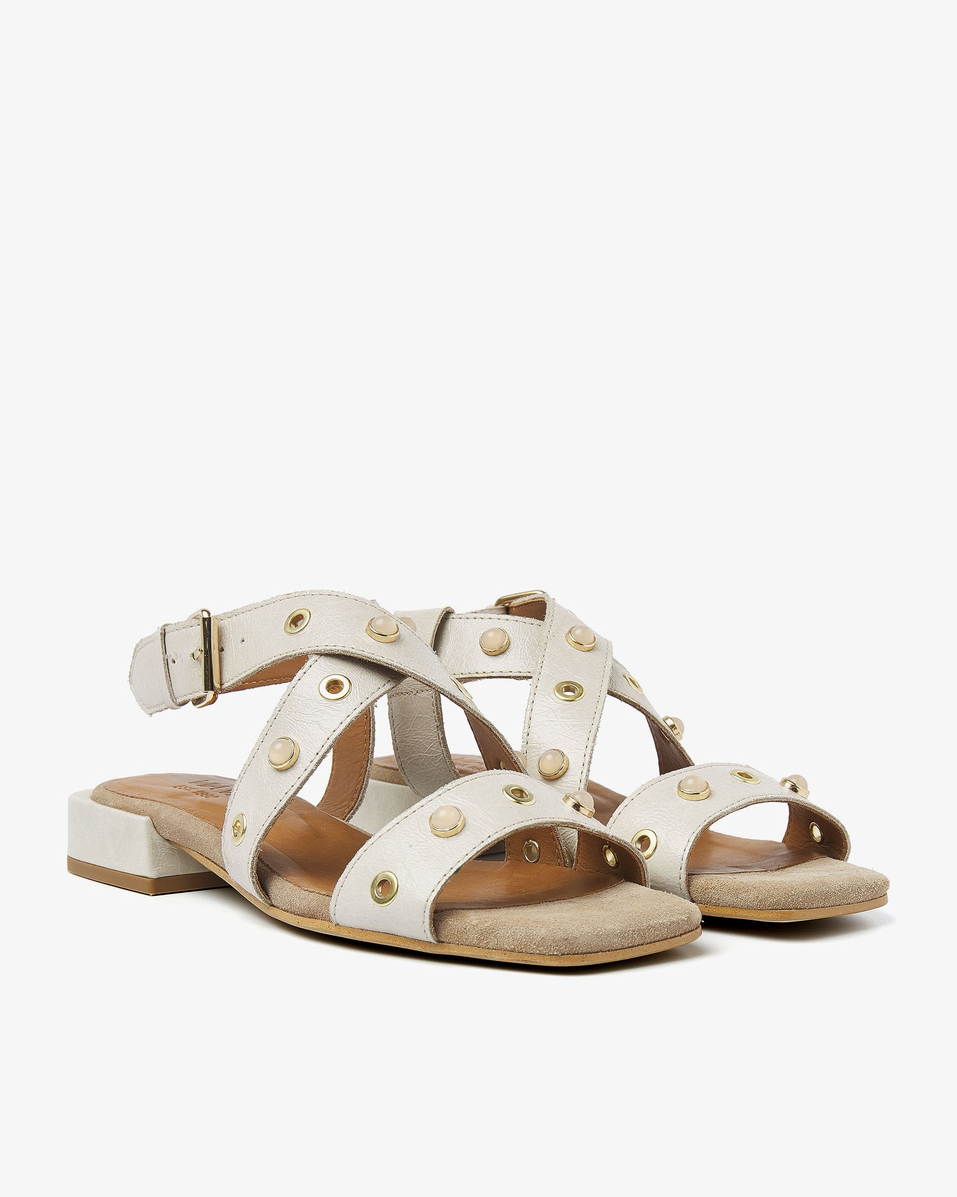 VIA VAI beige sandalen Gigi Polly