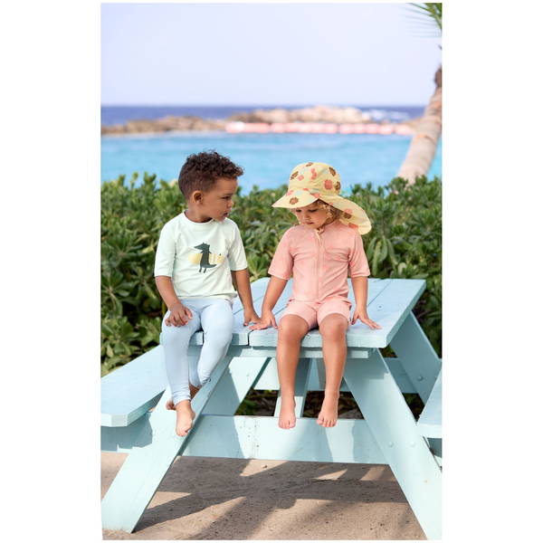 LässigLässig   UV Schwimmanzug Kurzarm starfish peach 74/80