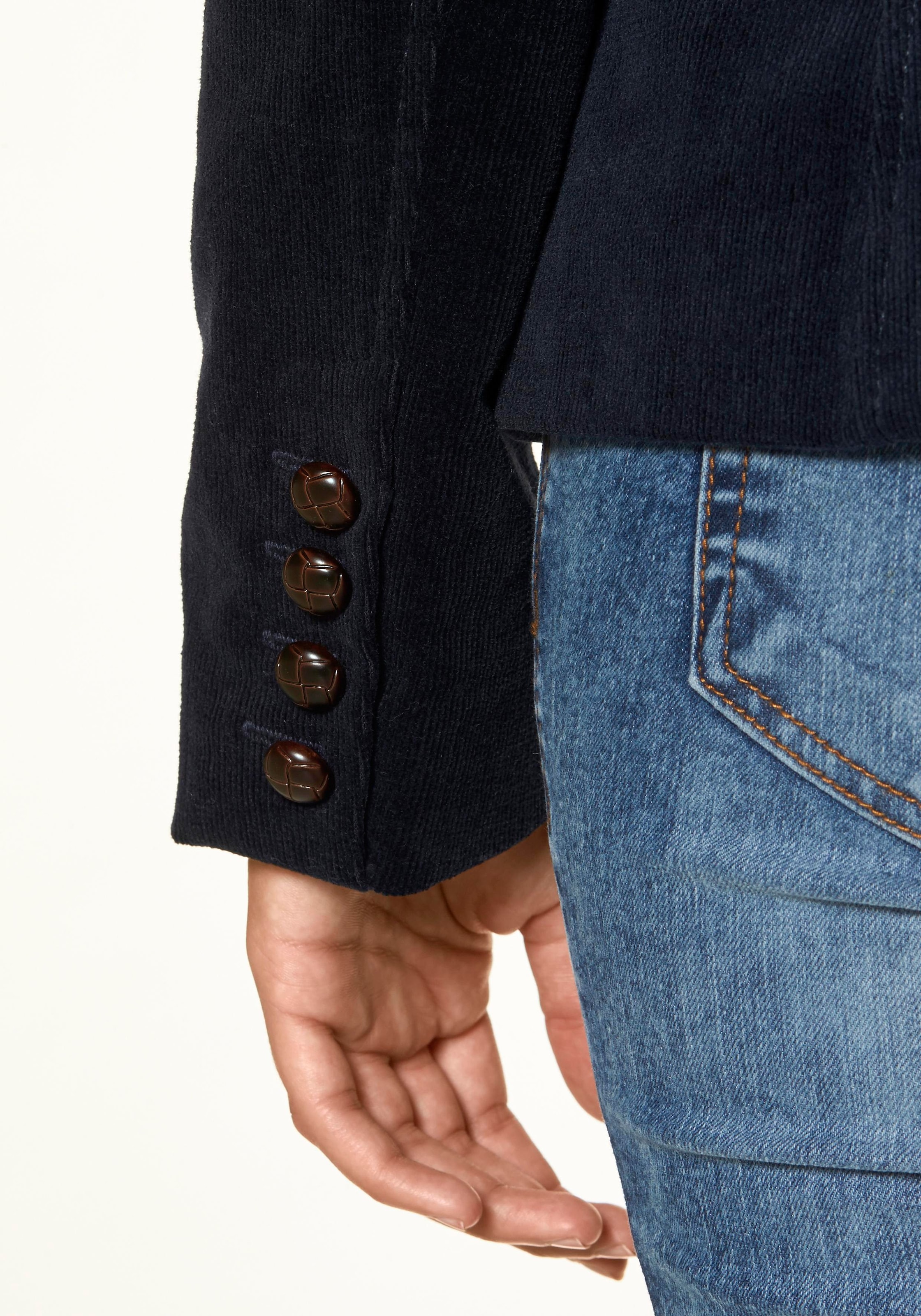 Aniston CASUAL Jackenblazer , mit Stoff-Einfassungen und Ärmelpatches