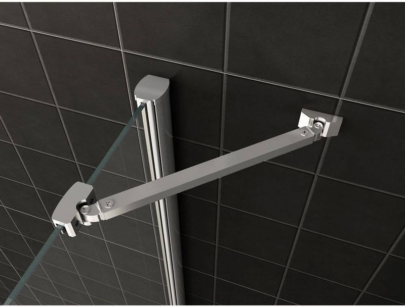 Douchecabine - Kwartronde - 90x90x200 cm - 8 mm - Anti Kalk Nano Glas