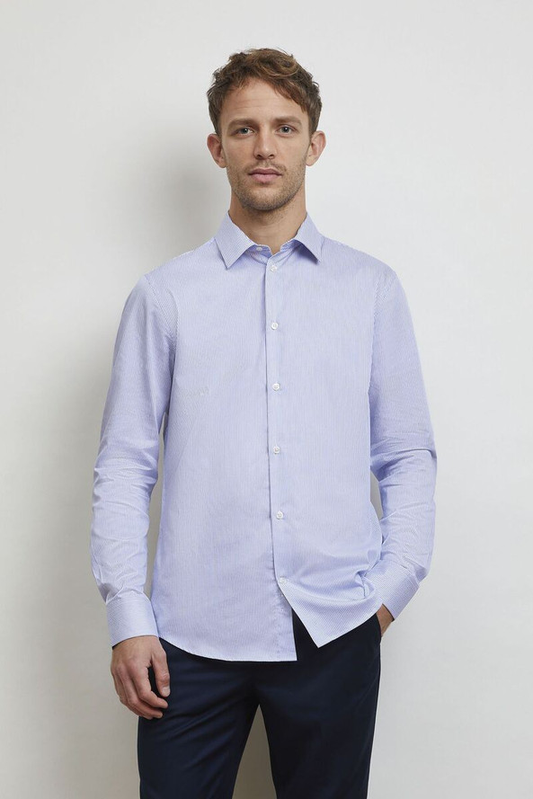 NEOBLU 04338 - BAPTISTE MEN Chemise Rayée Easy Care Homme