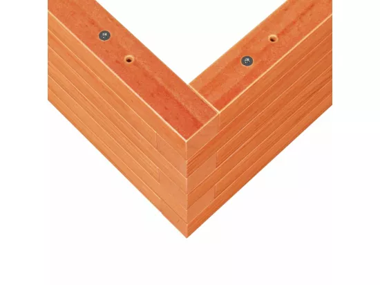 Jardinière bac lit surélevé bois marron 50 x 50 x 23 cm 02_0038457