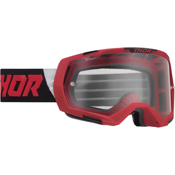 Thor Motocross - Masque Regiment Rouge / Noir / Transparent