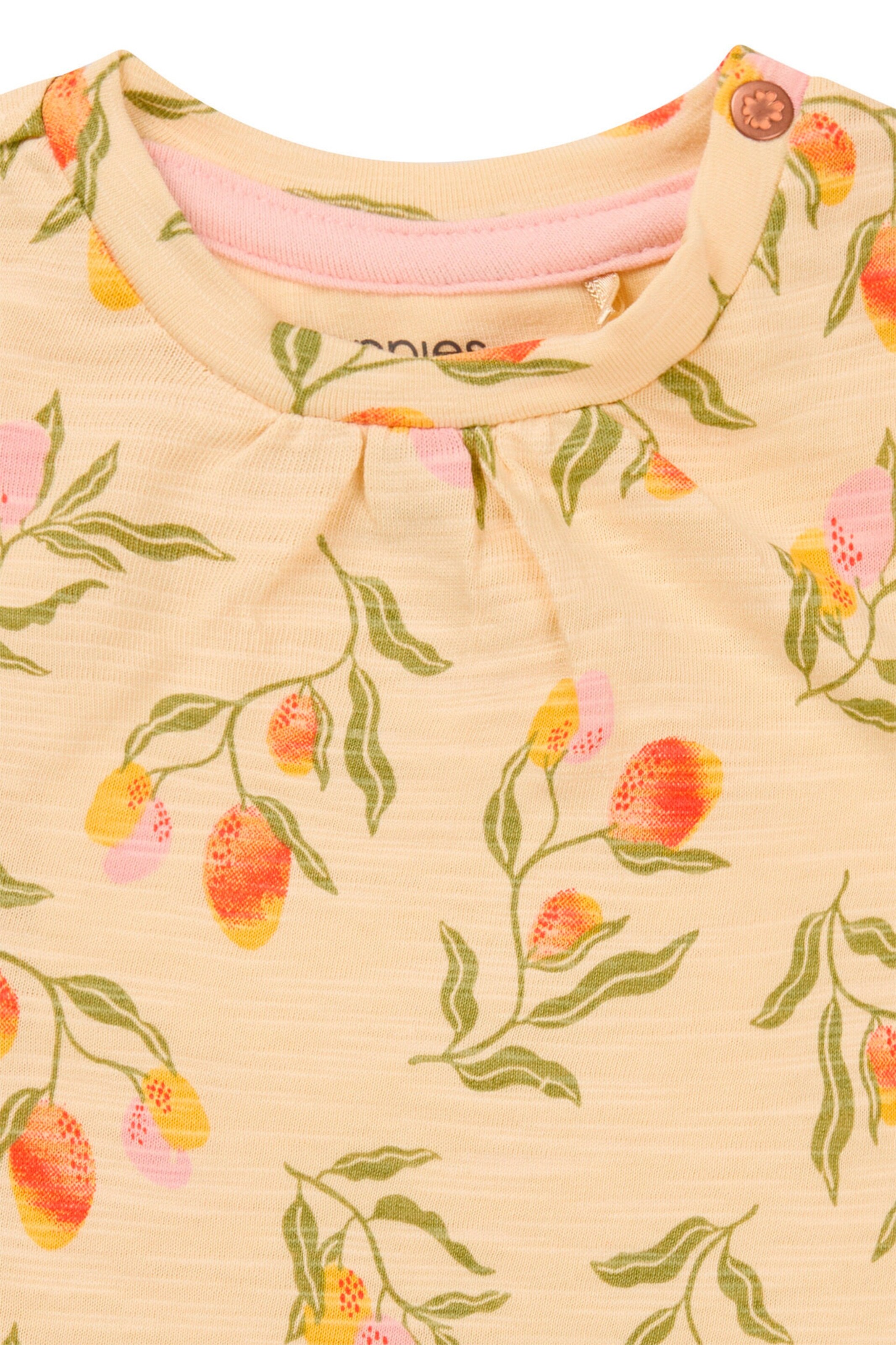Noppies Baby T-shirt Moraga Fruit pattern Medium Yellow