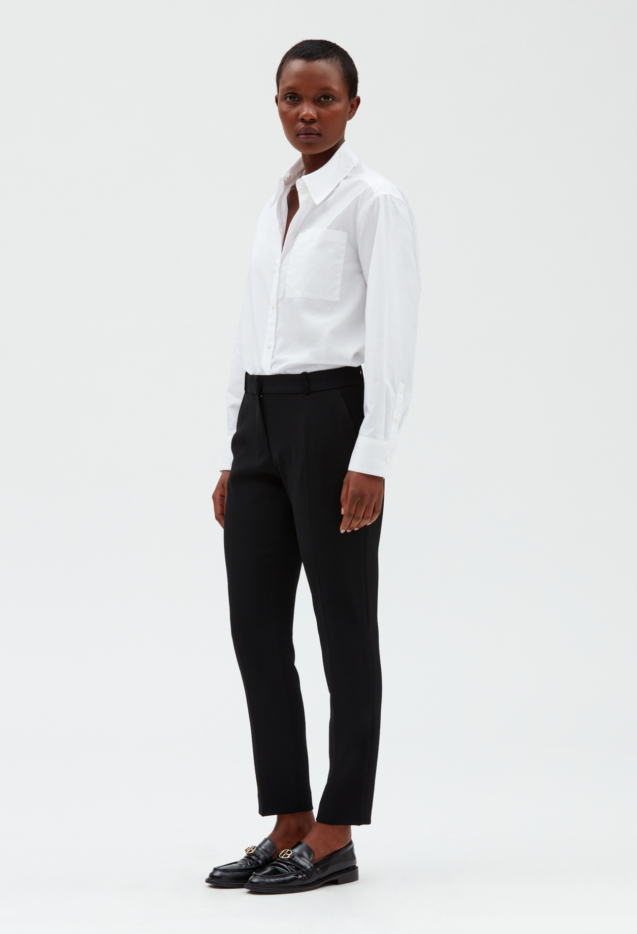 Pantalon tailleur cigarette