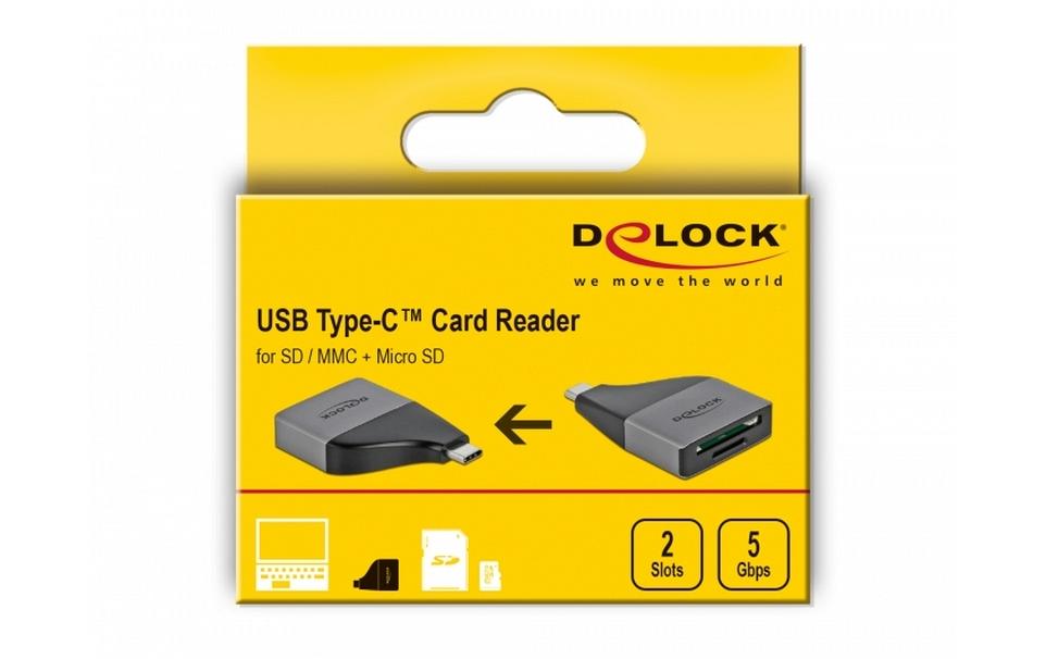 Card Reader Extern 64117 USB Type-CExterner SD-/ MMC- und MicroSD-Cardreader mit USB-C-Anbindung