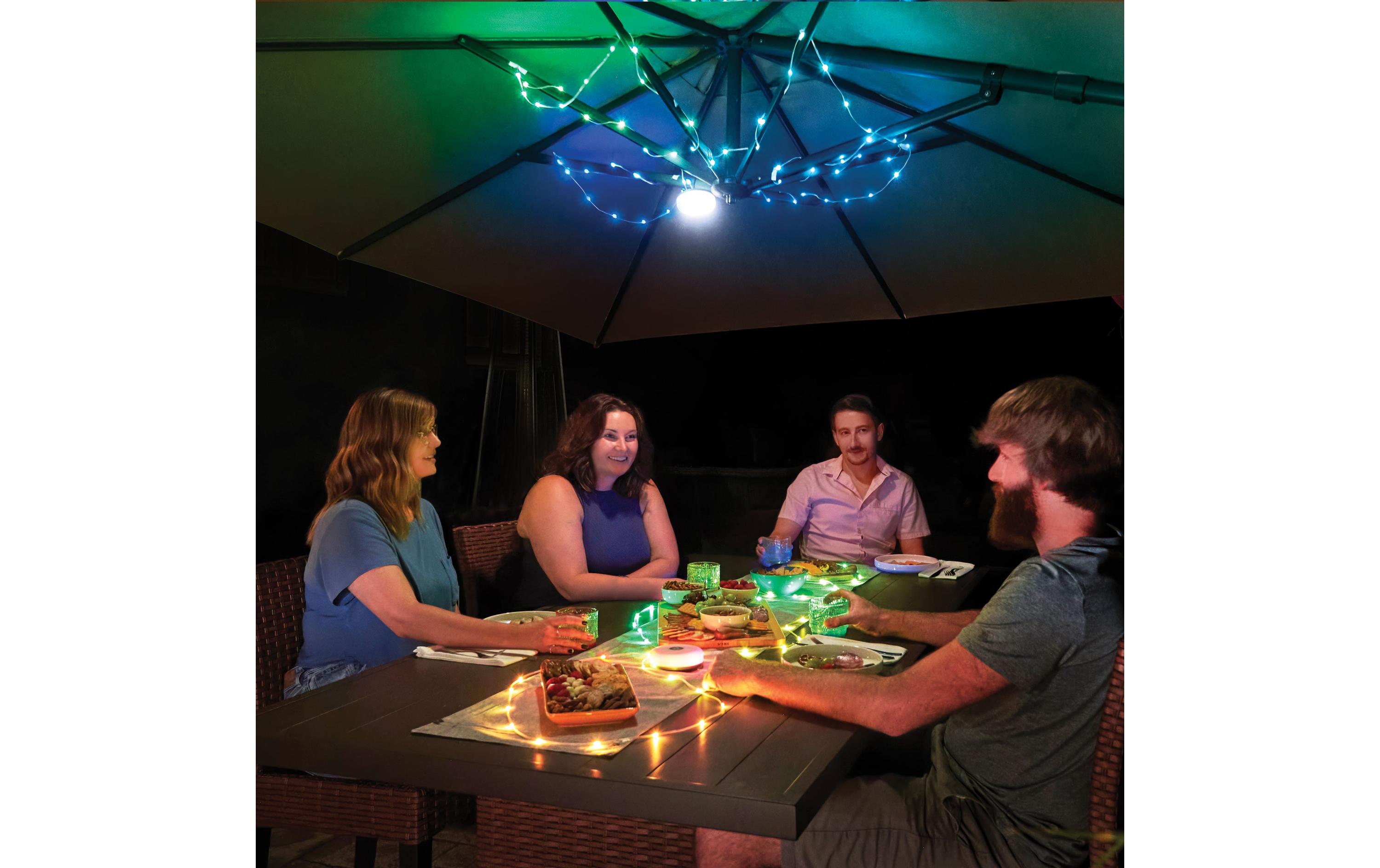 Radiant StarLitAufladbare Laterne und Lichterkette