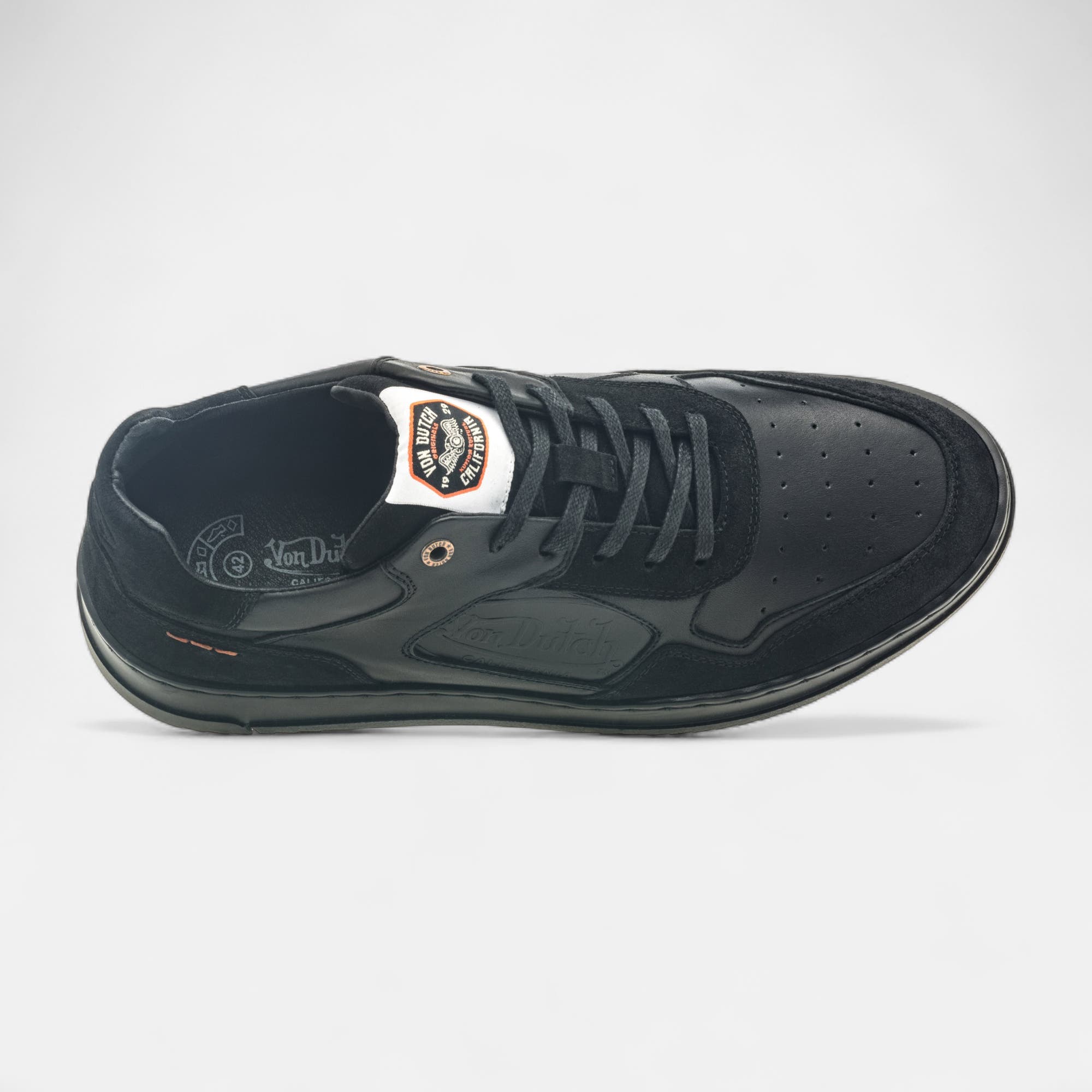 Sneakers Homme en cuir noir