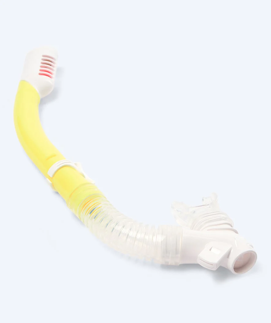 Watery full-dry snorkel til børn - Triton - Gul