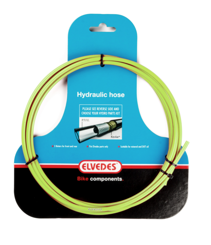 Elvedes hydraulisk slange 3 meter - Grøn