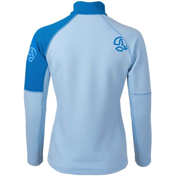 Sweat polaire randonnée TERNUA LEMIKA 1/2 ZIP W POWDER BLUE