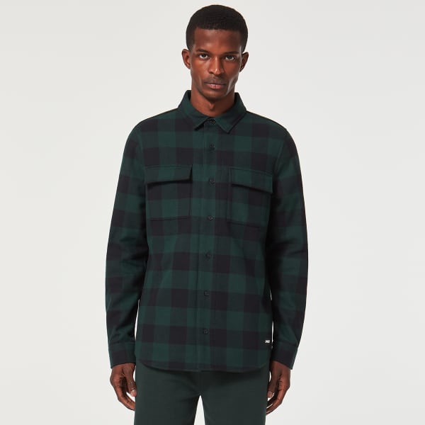 Chemise OAKLEY BEAR COZY FLANNEL HUNTER GREEN BLACK CHECK