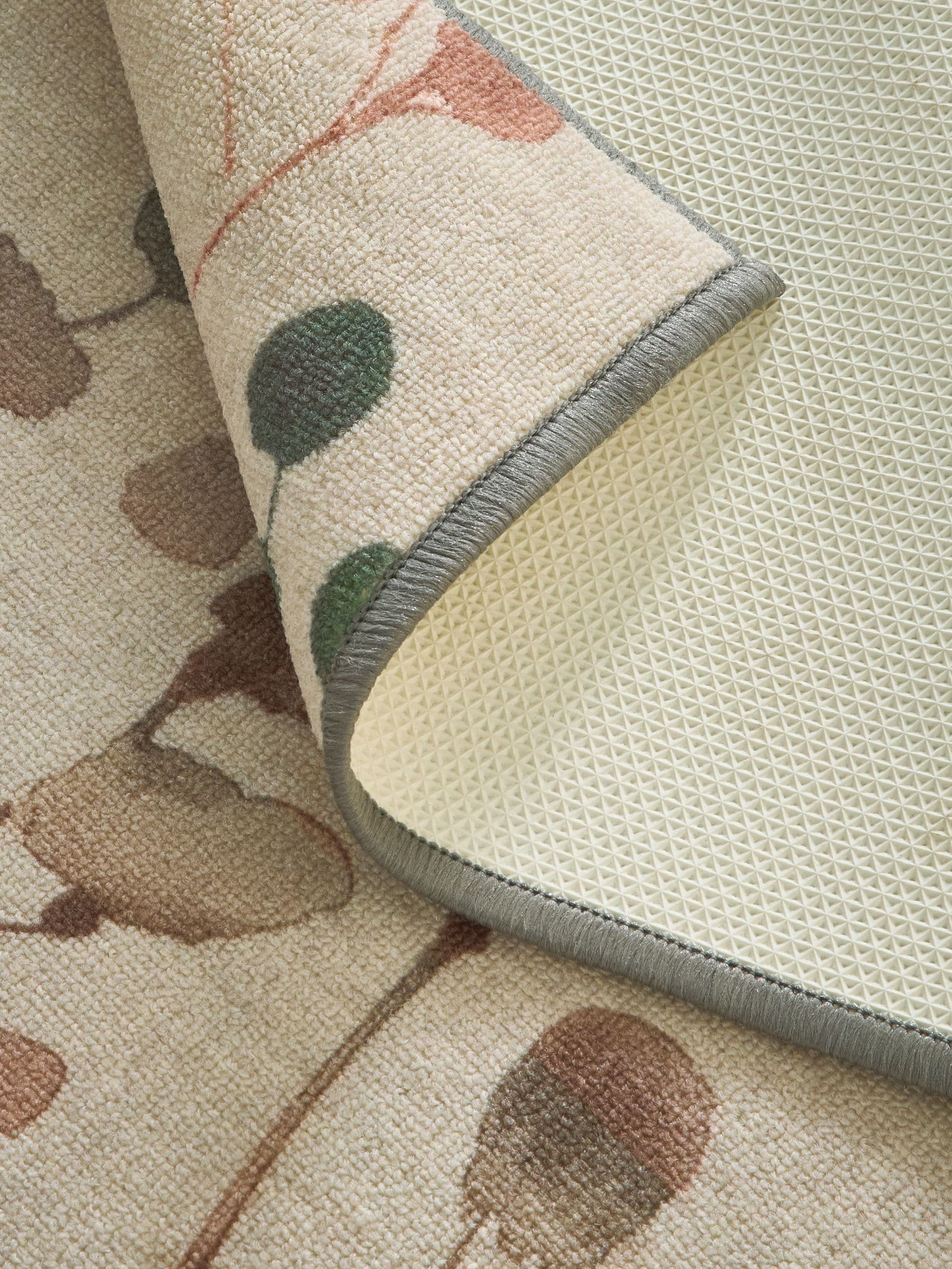 Wasbare herfstige loper met bloemenprint