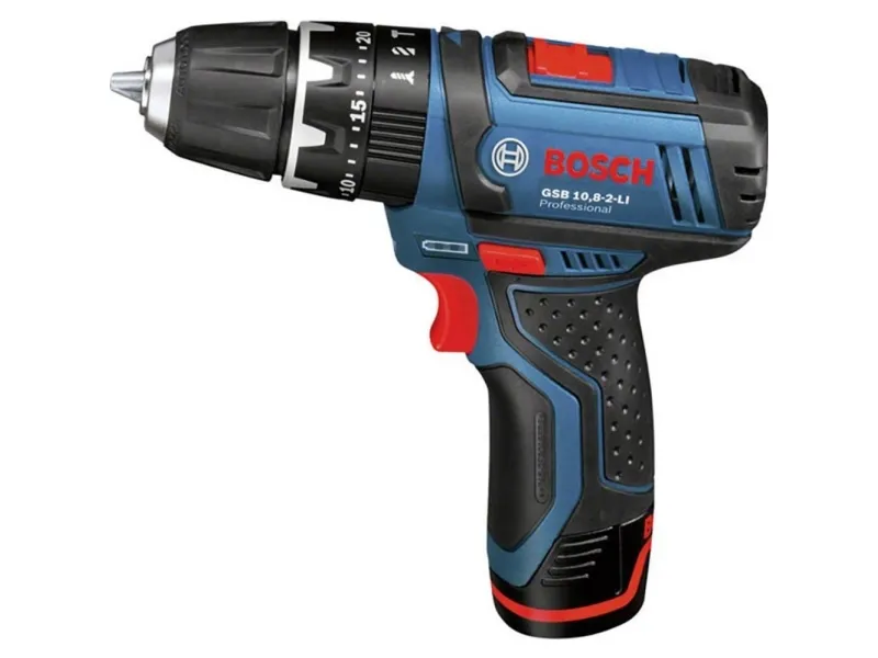 Bosch AKKUSLAGBOREMASKINE GSB 12V-15 2X2AH BAG
