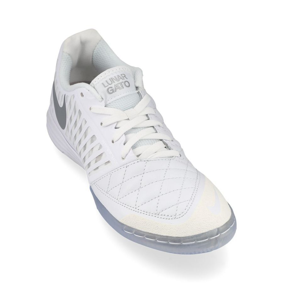 Nike Lunargato II IC Small Sided - Blanc/Chrome