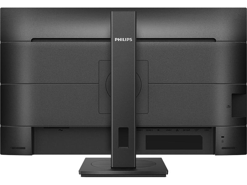 Philips Monitor 276B1/00 27-Zoll-Monitor mit QHD-Auflösung und USB-C-Anschluss sowie vielen ergonomischen Einstellungen und energiesparenden Technologien
