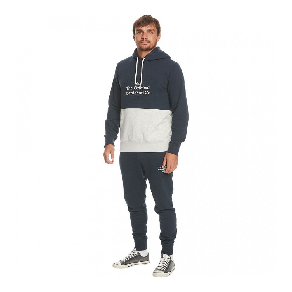 Quiksilver EMBOSS - Sweat Homme navy blazer