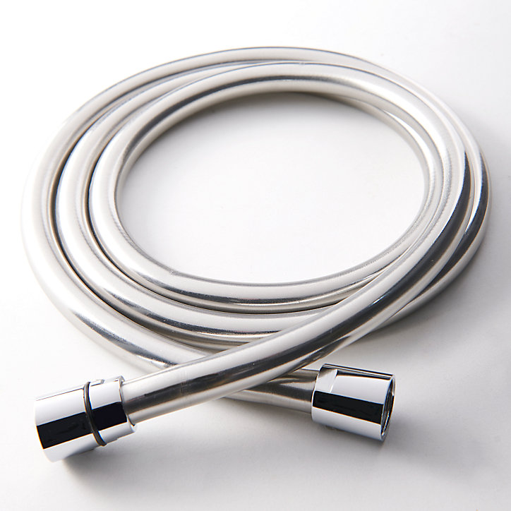 Flexible de douche argent PVC GoodHome 2 m