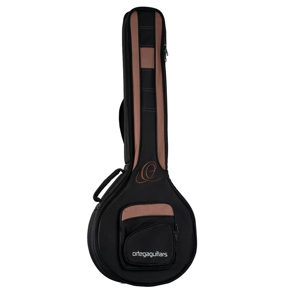 Ortega OBJ650-SBK Raven Series Natural banjo met gigbag