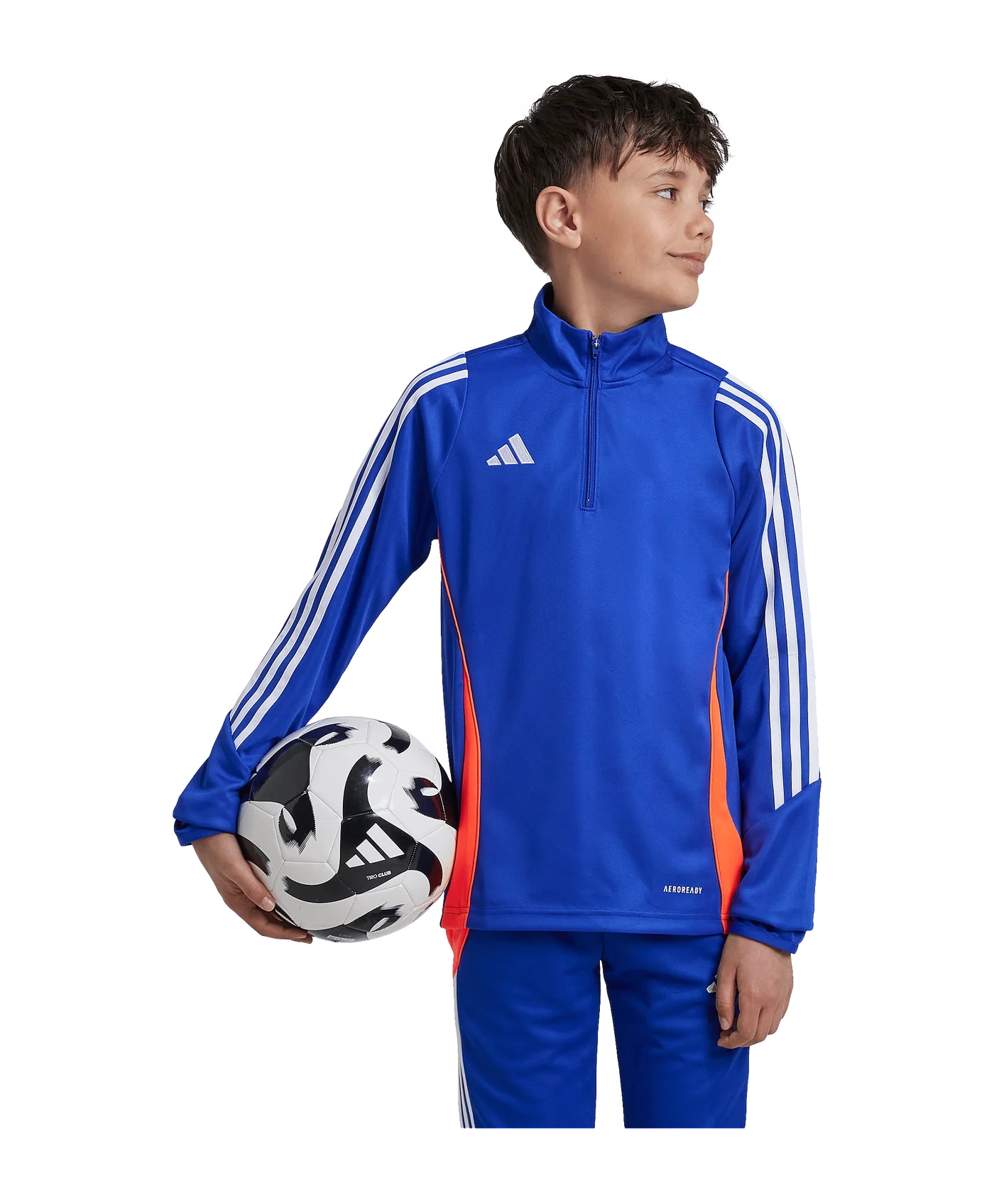adidas Tiro 24 Trainingsjacke Kids Blau