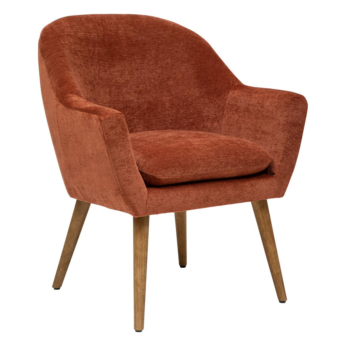 FAUTEUIL CHENIILLE SINEL AMBRE