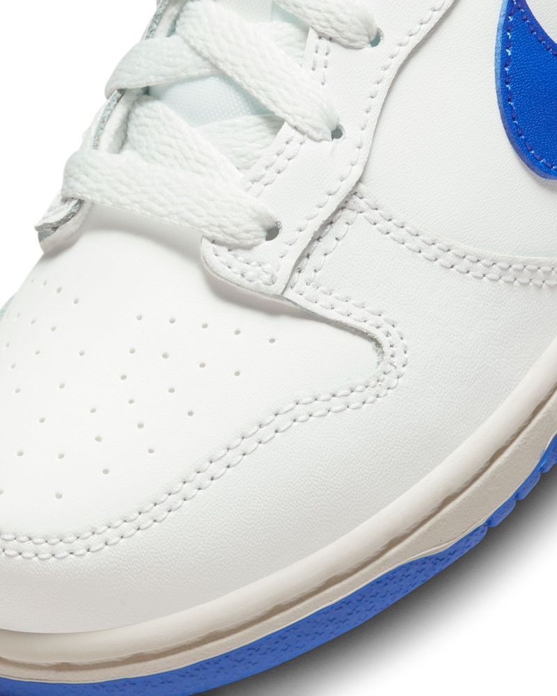 Chaussures Nike Dunk Low Blanc & Bleu Royal pour enfant