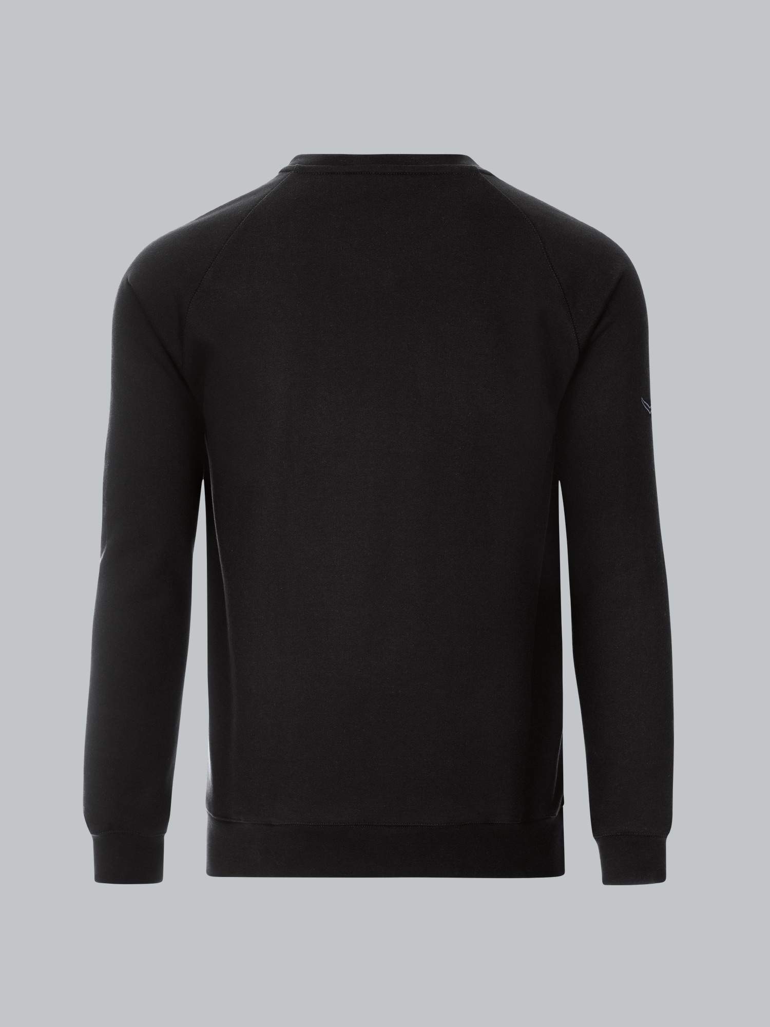 Sweatshirt mit angerauter Innenseite Schwarz