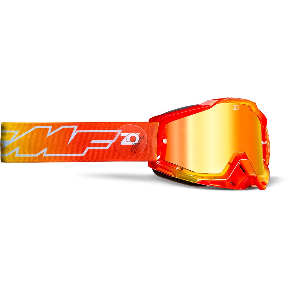 FMF Vision - Masque Powerbomb Zach Osborne - Ecran miroir Rouge / Jaune