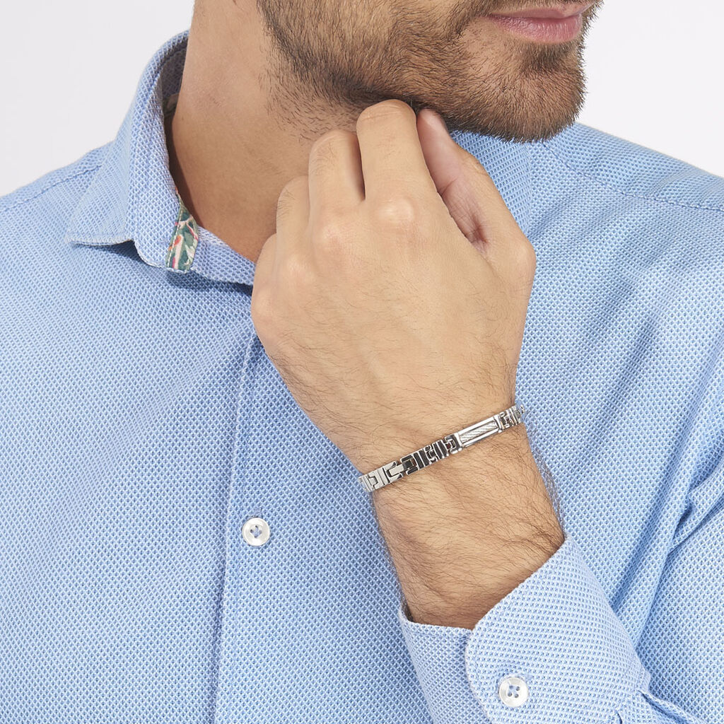 Bracelet Julien Acier Blanc