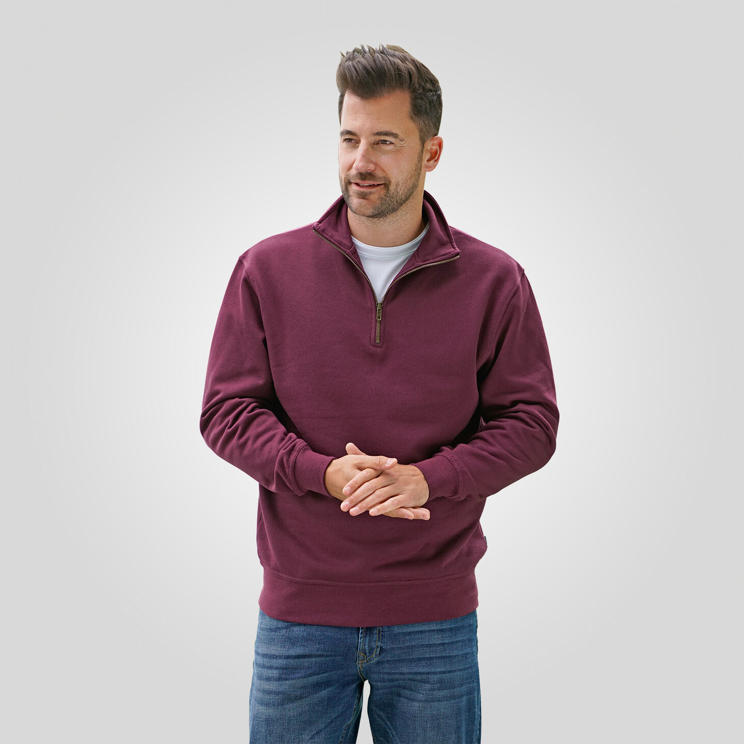 Sweater mit Reissverschluss