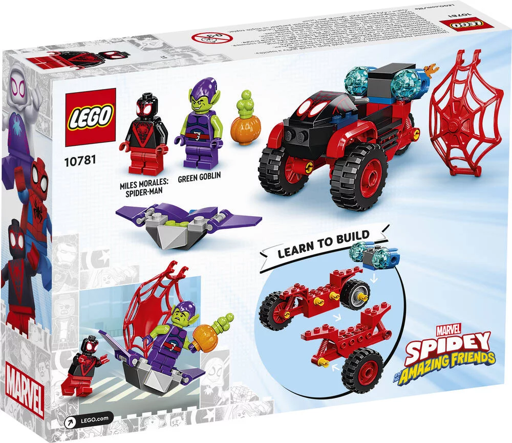 LEGO®DISNEY MARVEL 10781 -MILES MORALES : LE TECHNO-TRIKE DE SPIDER-MAN