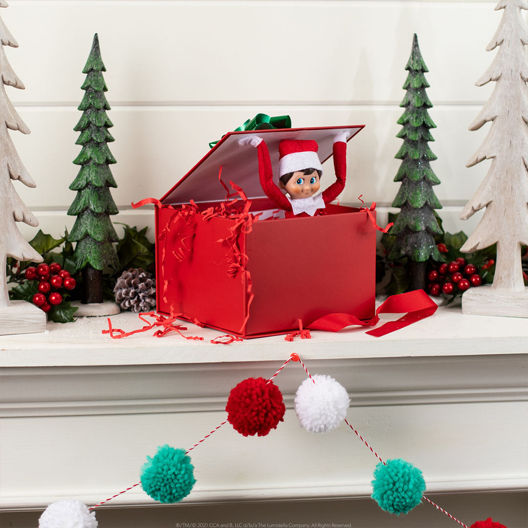 Kerstboek met elfje - the elf on the shelf - jongen