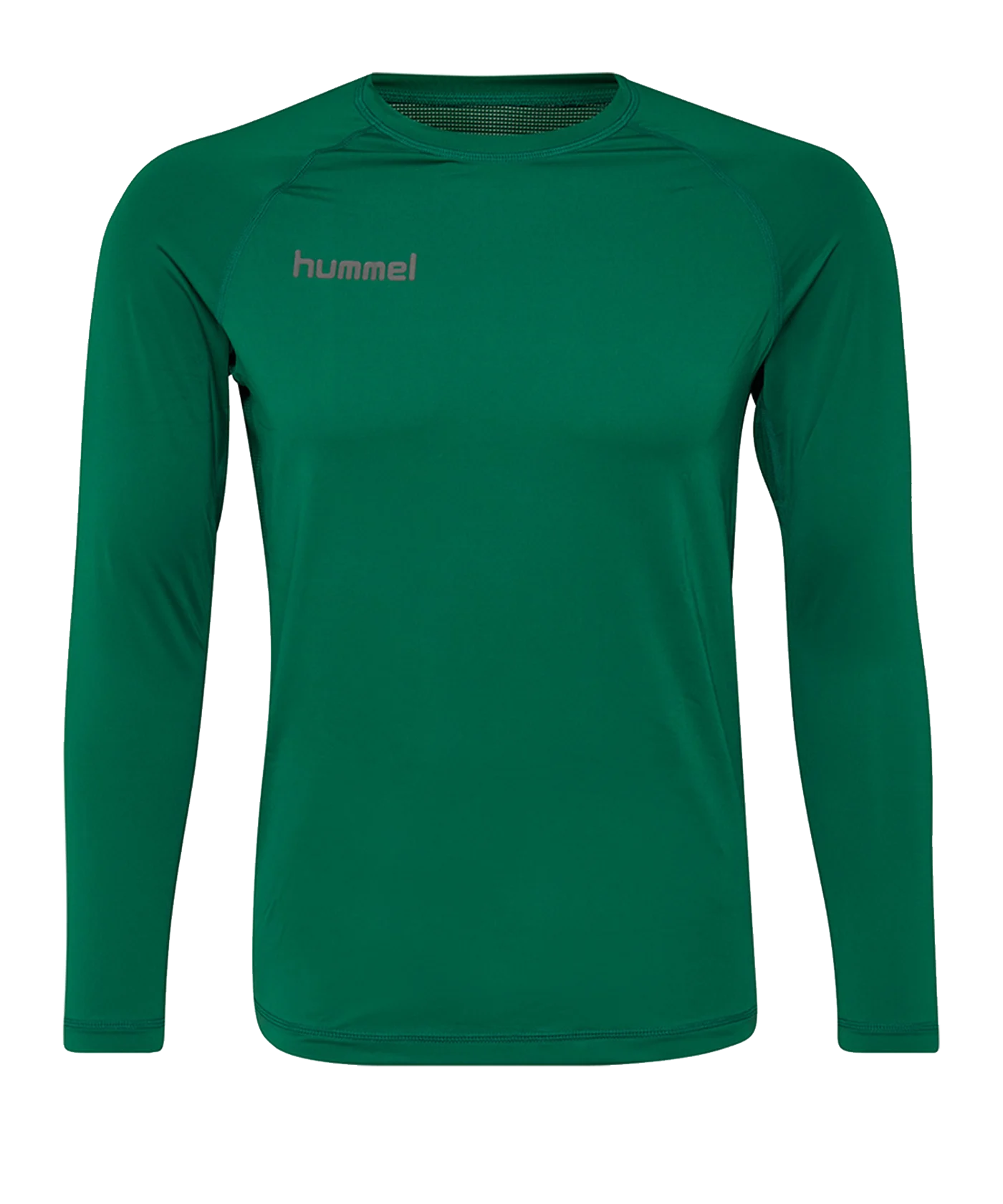 Hummel First Performance Langarmshirt Grün F6140