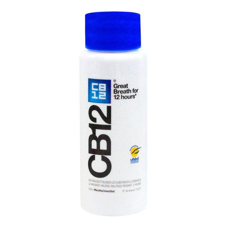 CB12 bain de bouche menthe 250ml + échantillon offert