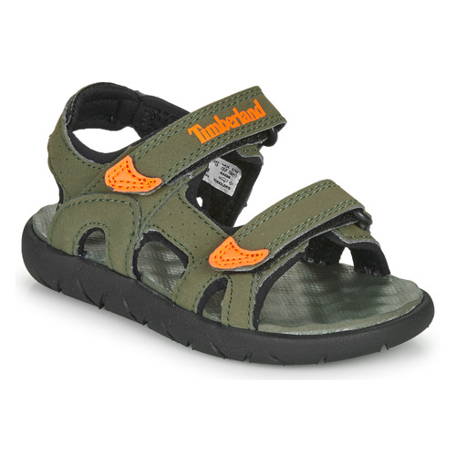 Timberland - PERKINS ROW 2-STRAP - Vert / Orange
