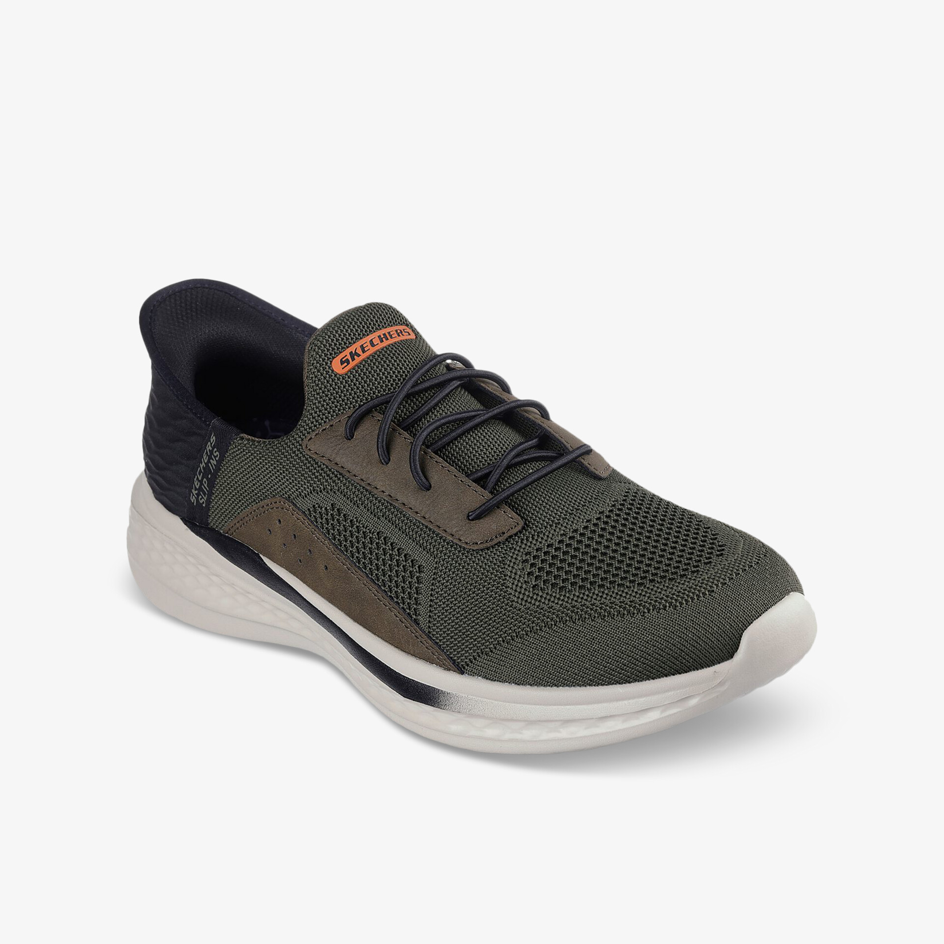 SKECHERS Herren Slip On Schuhe olive - Jetzt bei reno.de kaufen