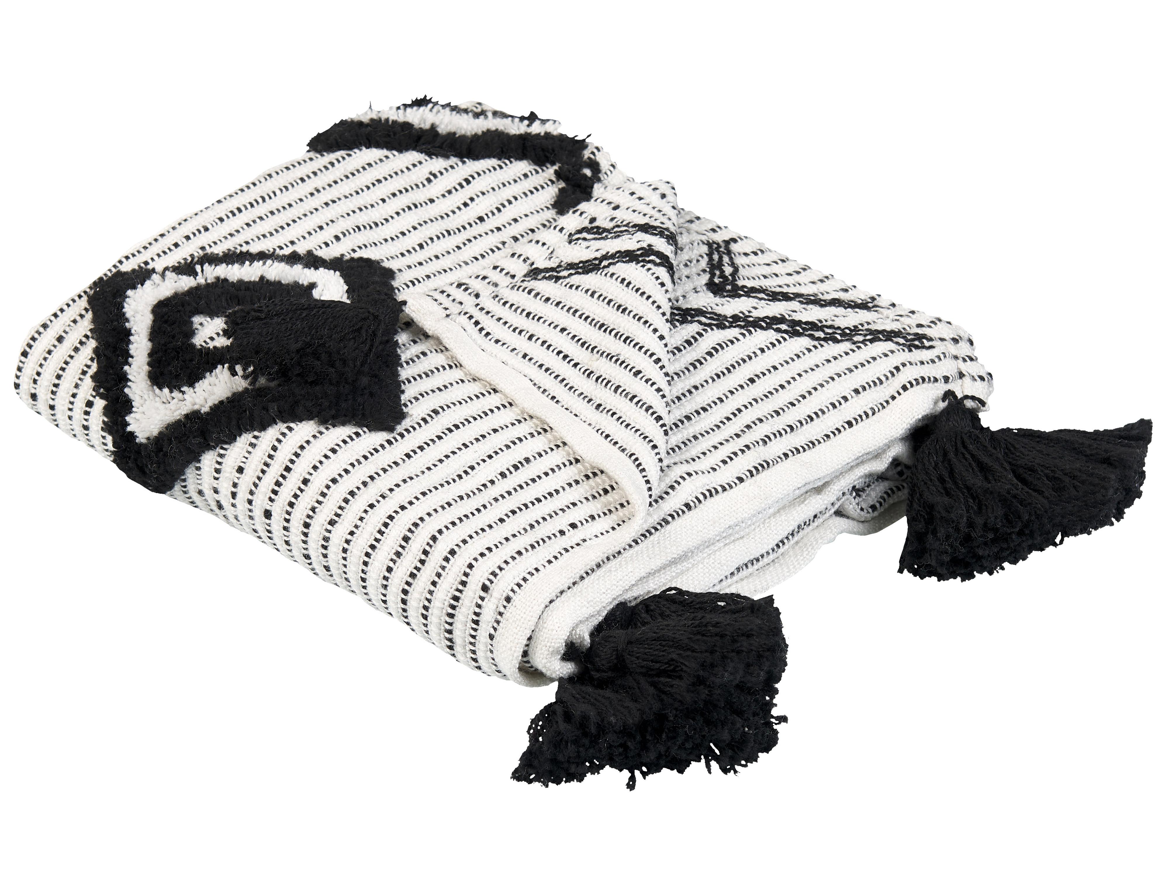 Plaid SAATLI 130 x 150 cm Wit