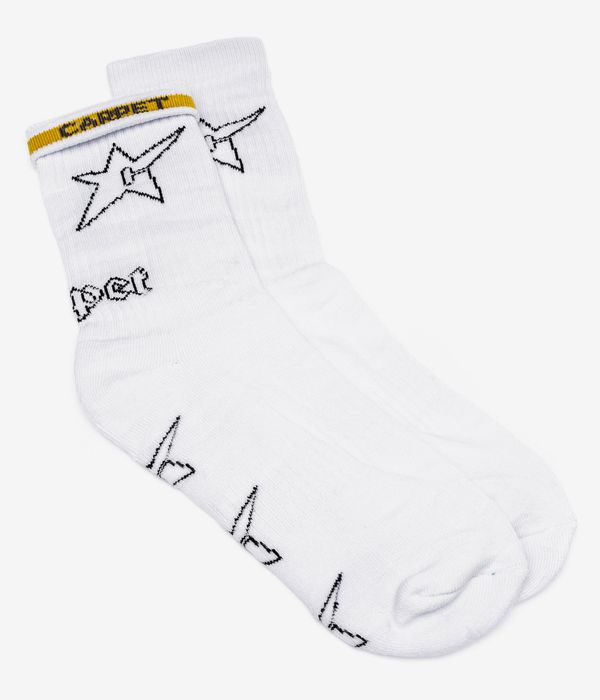 Carpet Company C-Star Logo Socken US 9-12 (white white)