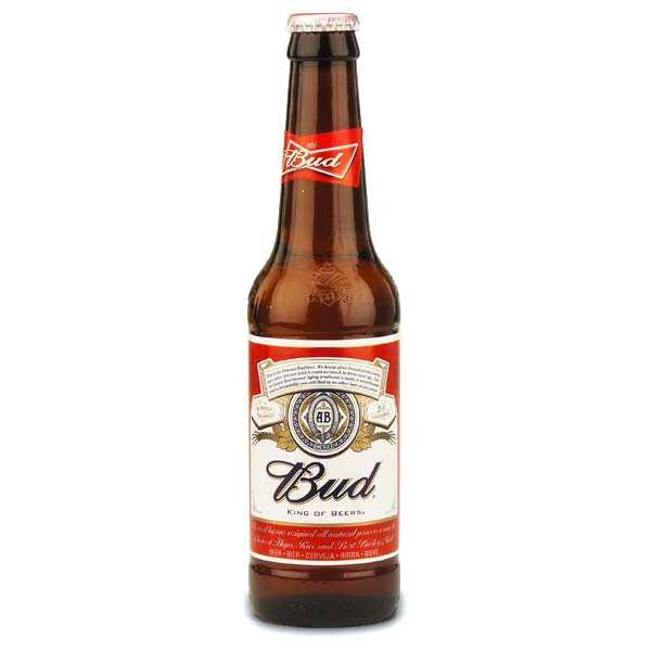 Bud - Bière Blonde américaine - 5% - Budweiser