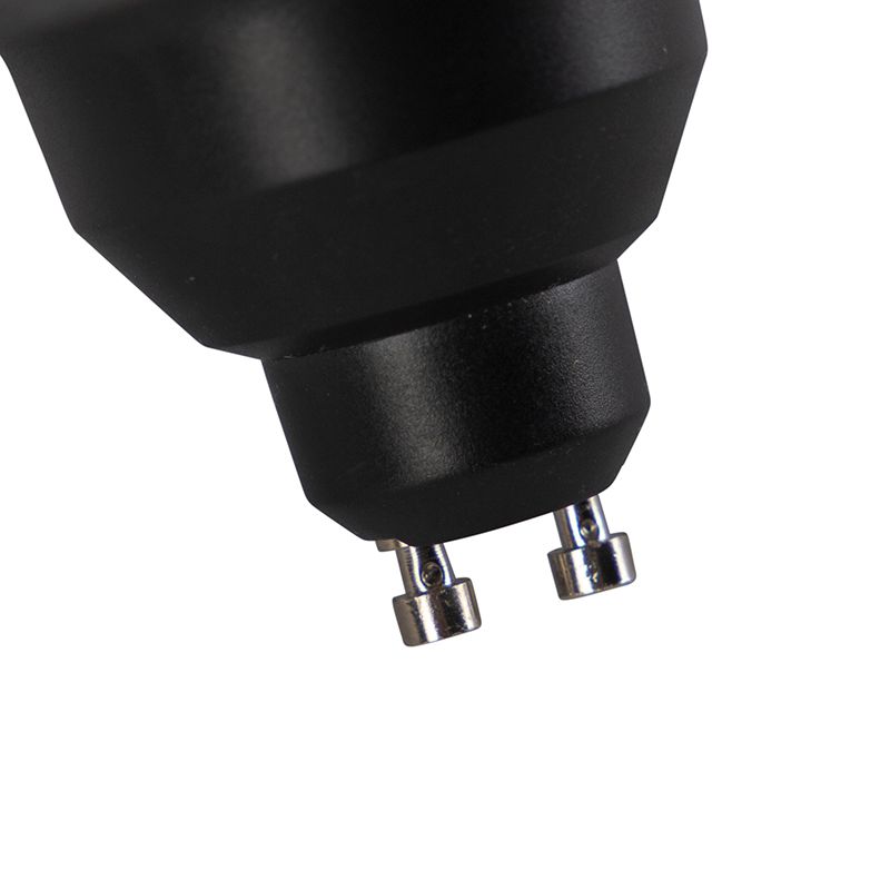 Set van 5 GU10 dimbare LED AR111 zwart 8W 600 lm 2700K